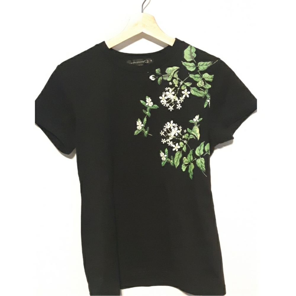Collezione C2 | Black flower Tee